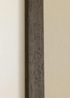 Ram Brun Trä 68x98 cm - Passepartout Vit 56x76 cm