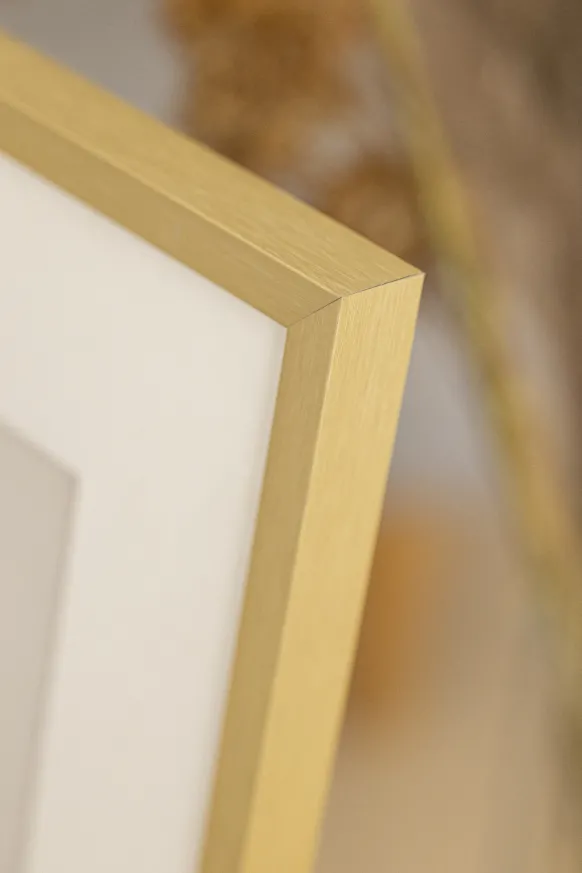Ram Chair Glas Guld 13x18 cm