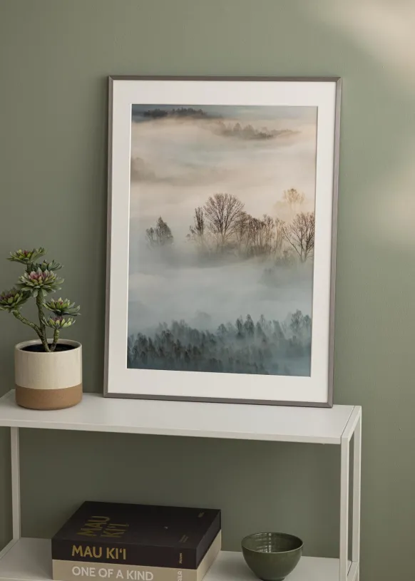 Ram Chair Glas Stål 30x40 cm