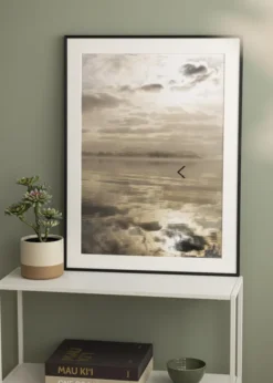 Ram Chair Glas Svart 30x40 cm