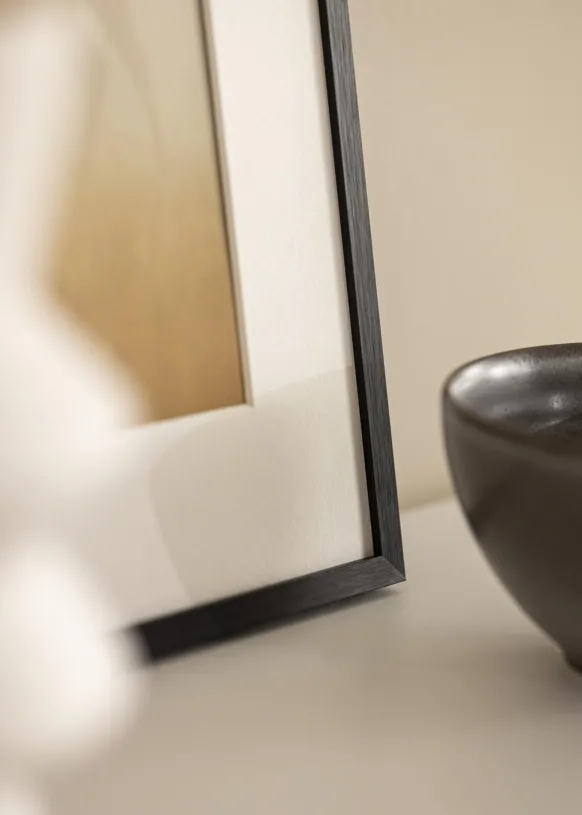 Ram Chair Glas Svart 30x30 cm
