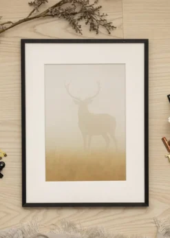 Ram Chair Glas Svart 30x30 cm