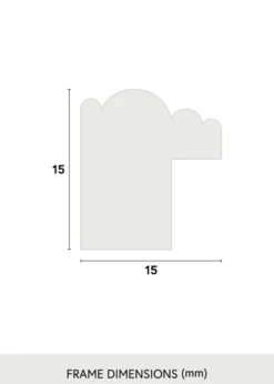 Ram Classic Glas Silver 30x40 cm