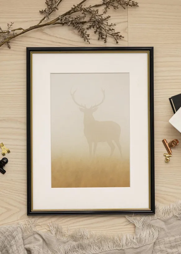 Ram Classic Glas Svart 15x20 cm