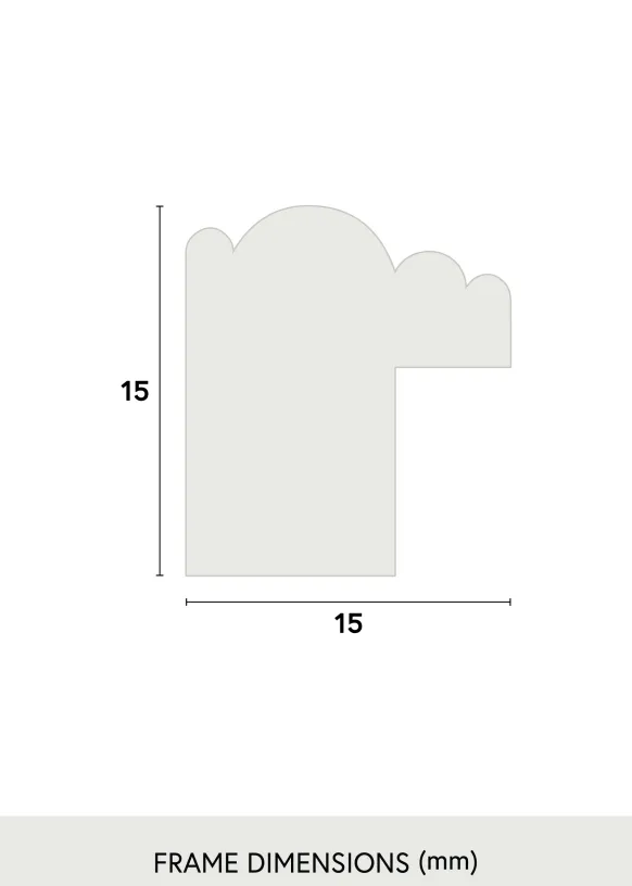 Ram Classic Glas Svart 15x20 cm