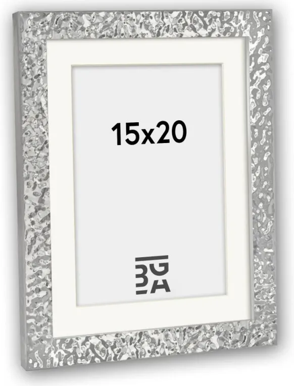 Ram Corinto Glas Silver 15x20 cm