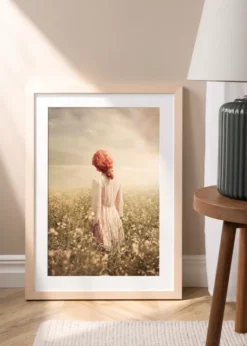 Ram Cotswold Elfenben 42x59,4 cm - Passepartout Vit 25x38 cm