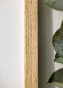 Ram Edsbyn Ek 30x70 cm - Passepartout Vit 18x57 cm