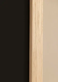 Ram Edsbyn Ek 50x60 cm - Passepartout Svart 35x45 cm