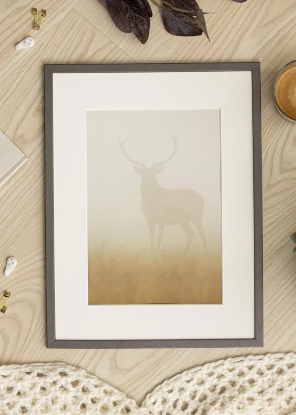 Ram Edsbyn Glas Grafit 32x45 cm
