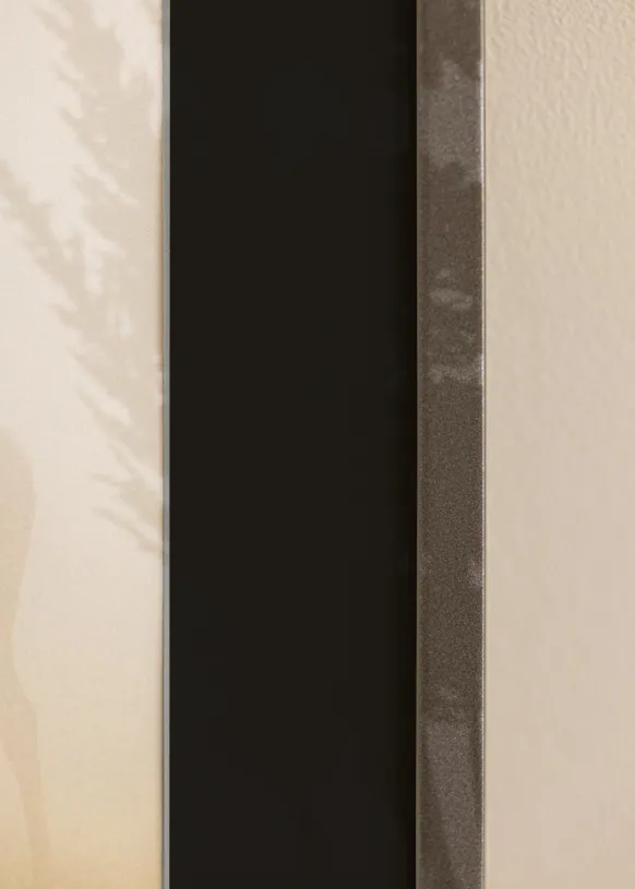 Ram Edsbyn Grafit 30x40 cm - Passepartout Svart 21x29,7 cm (A4)