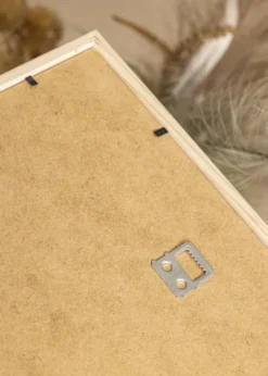 Ram Edsbyn Ljus Valnöt 28x35 cm - Passepartout Vit 8x10 inches