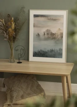 Ram Edsbyn Sand 24x30 cm - Passepartout Vit 7x9 inches