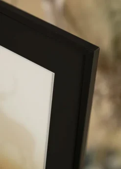 Ram Edsbyn Svart 20x40 cm - Passepartout Svart 10x30 cm