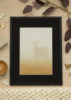 Ram Edsbyn Svart 13x18 cm - Passepartout Svart 9x12 cm