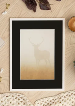 Ram Edsbyn Vit 15x20 cm - Passepartout Svart 10x15 cm