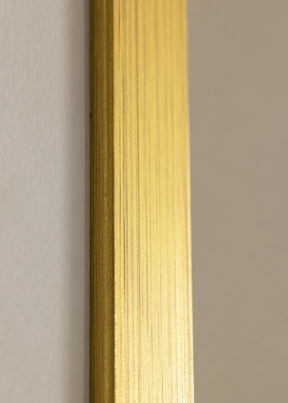 Ram Falun Guld 30x40 cm - Passepartout Vit 8x12 inches