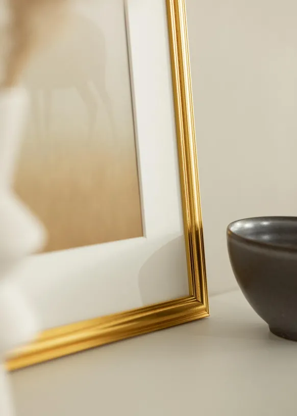 Ram Frigg Glas Guld 20x30 cm