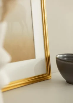 Ram Frigg Glas Guld 18x24 cm