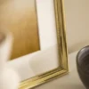 Ram Gala Guld 40x50 cm - Passepartout Vit 29,7x42 cm (A3)