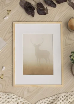 Ram Galant Furu 40x40 cm - Passepartout Vit 10x10 inches