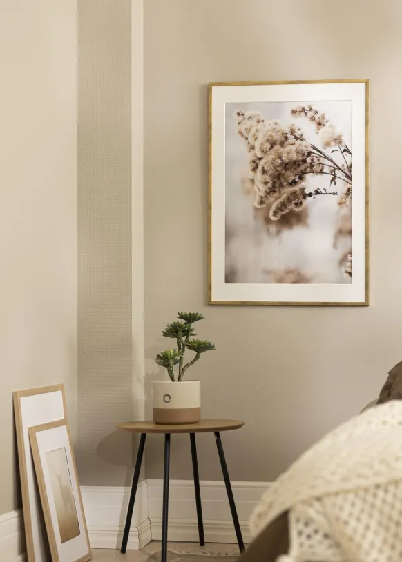 Ram Galant Guld 30x40 cm - Passepartout Vit 18x27 cm