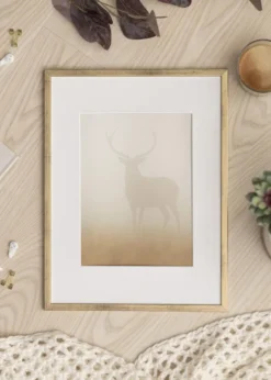 Ram Galant Guld 50x70 cm - Passepartout Vit 40x60 cm