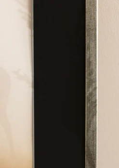 Ram Galant Silver 40x50 cm - Passepartout Svart 27,5x37 cm