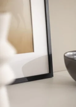 Ram Galant Svart 20x25 cm - Passepartout Vit 13x19,5 cm