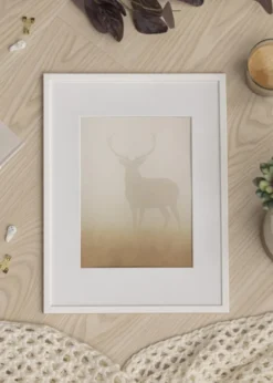 Ram Galant Vit 40x50 cm - Passepartout Vit 27x35 cm