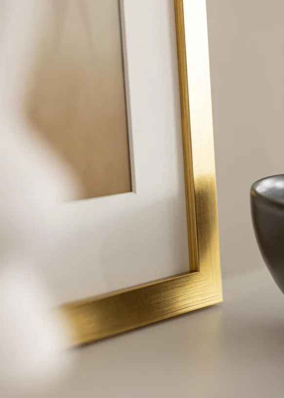 Ram Glas Gold Wood 24x30 cm