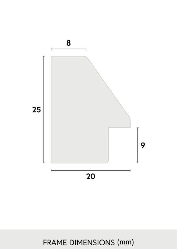 Ram Globe Svart 40x40 cm
