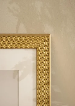 Ram Grace Guld 40x50 cm - Passepartout Vit 30x40 cm