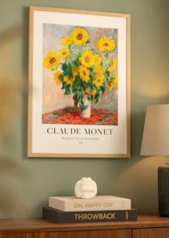 Ram Hermes Naturlig Ek 60x70 cm - Passepartout Vit B2 500x707 mm