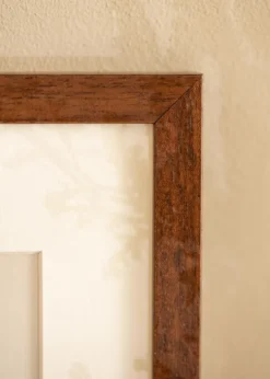 Ram Hermes Teak 70x100 cm - Passepartout Vit 24x36 inches