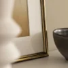 Ram Horndal Guld 60x60 cm - Passepartout Vit 45x45 cm