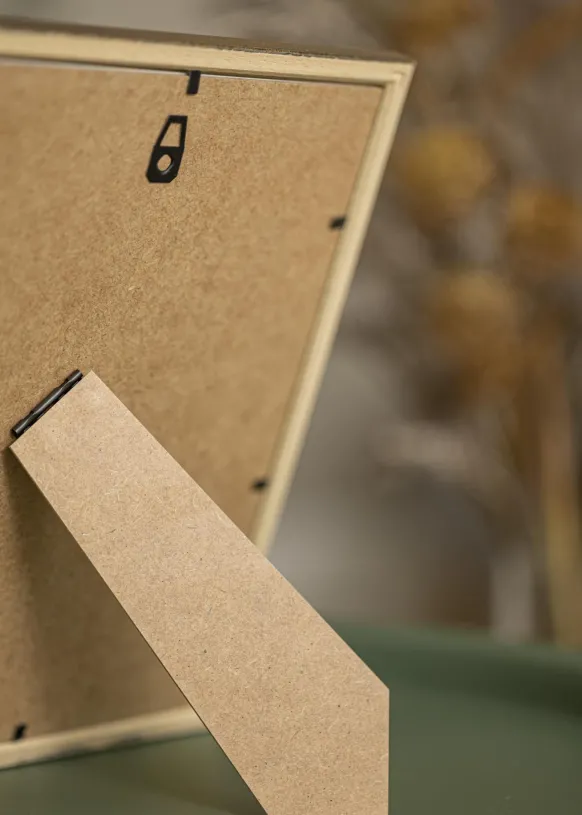 Ram Horndal Guld 18x18 cm - Passepartout Vit 13x13 cm