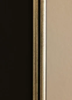Ram Horndal Silver 20x30 cm - Passepartout Svart 15x22 cm
