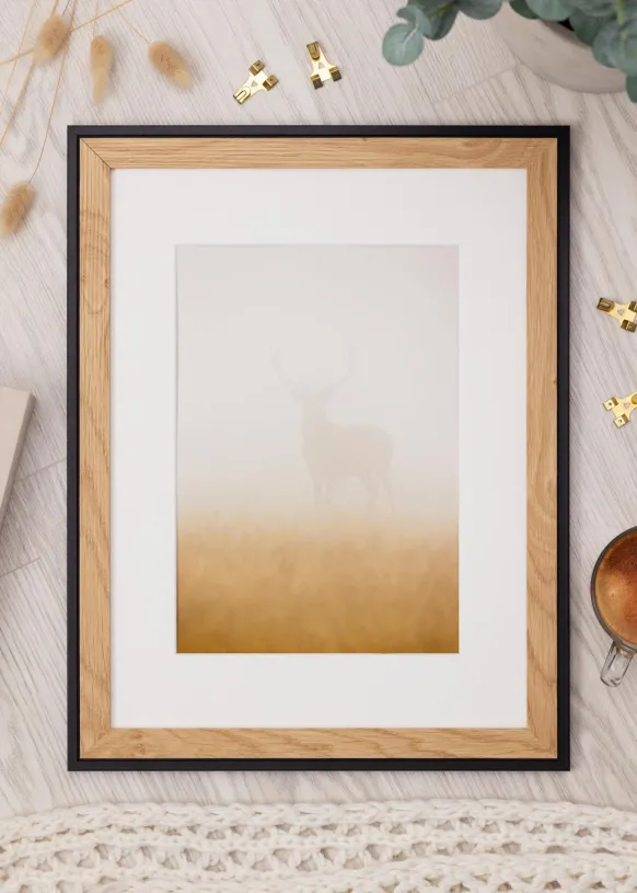 Ram Iris Svart 40x60 cm