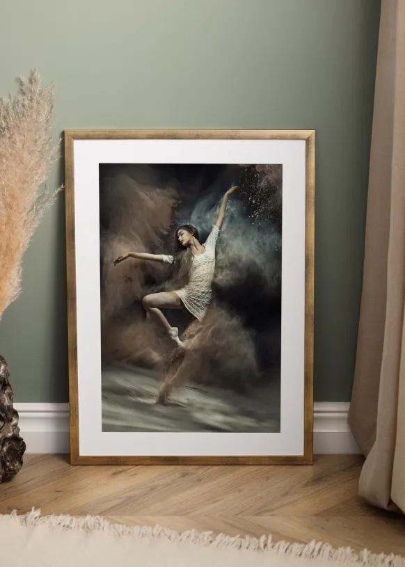 Ram Jämtland Guld 16x21 cm
