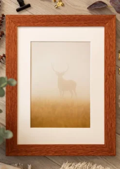 Ram Juno Körsbär 30x40 cm - Passepartout Vit 21x29,7 cm