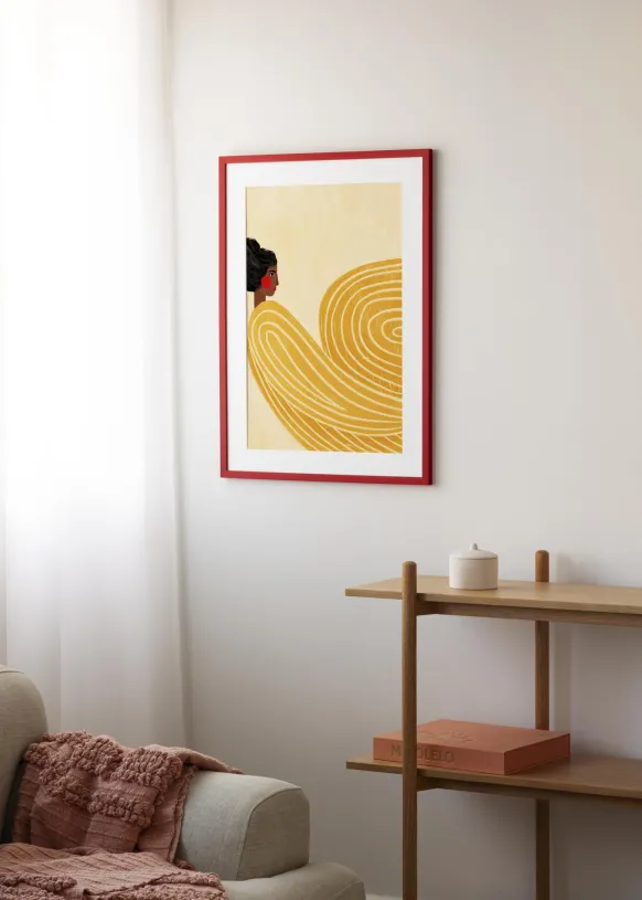 Ram Kent Röd 70x100 cm