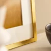 Ram Minerva Guld 50x60 cm - Passepartout Vit 40x50 cm