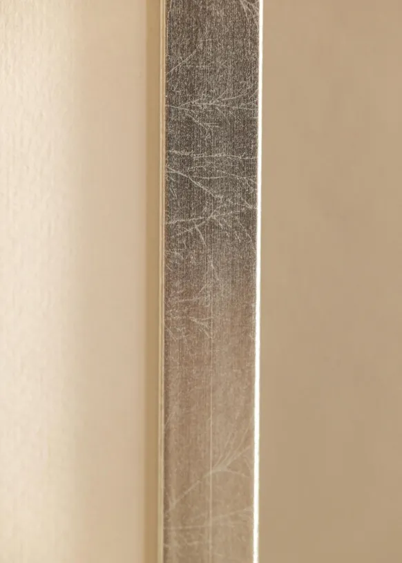 Ram Minerva Silver 40x50 cm - Passepartout Vit 28x35 cm