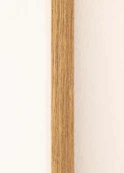 Ram Modern Teak 40x50 cm - Dubbel Passepartout Vit 30x40 cm