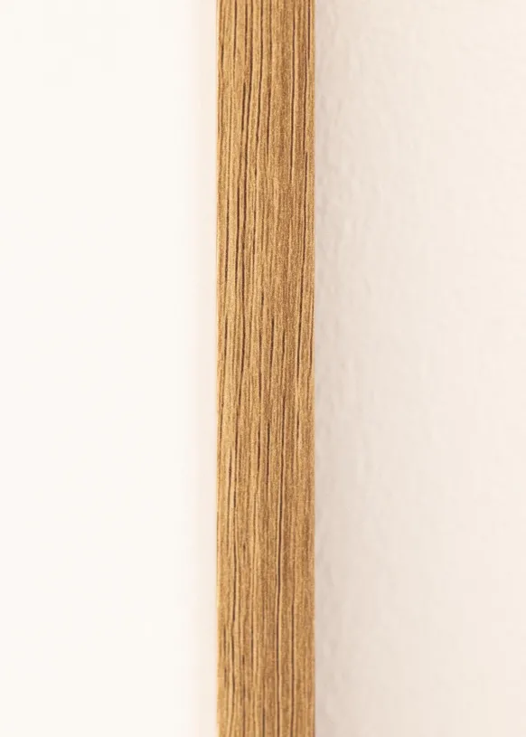 Ram Modern Teak 30x40 cm - Passepartout Vit 20x30 cm