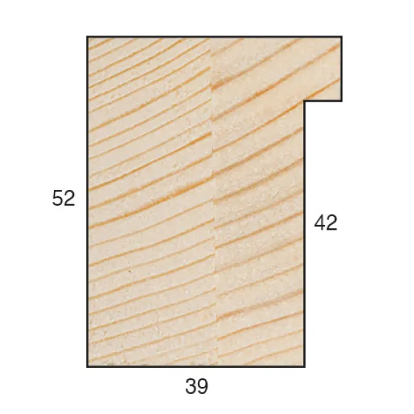 Ram Moviken Mörkgrå - Valfri storlek (Akrylglas)