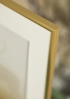 Ram New Lifestyle Shiny Gold 60x80 cm - Passepartout Vit 50x70 cm