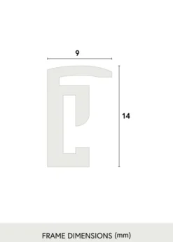 Ram New Lifestyle Svart 15x15 cm