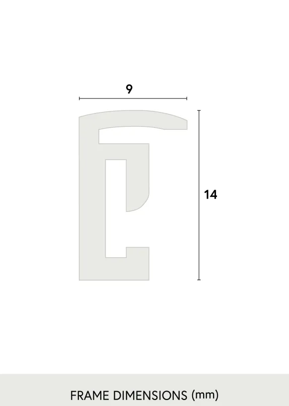 Ram New Lifestyle Svart 15x15 cm